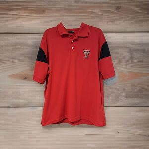 Texas Tech Red Raiders Men's L Polo Shirt  Official NCAA Fan Apparel Pro Player
